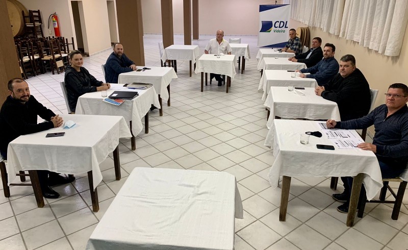 CDL Videira se reúne para avaliar e planejar novas ações CDL Videira se reúne para avaliar e planejar novas ações