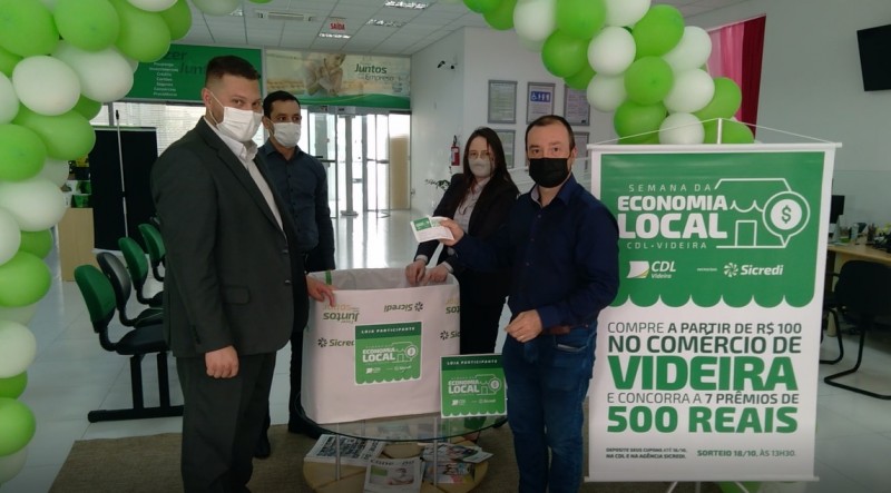 Conheça os ganhadores das 07 poupanças sorteadas pela CDL e SICREDI Videira Conheça os ganhadores das 07 poupanças sorteadas pela CDL e SICREDI Videira